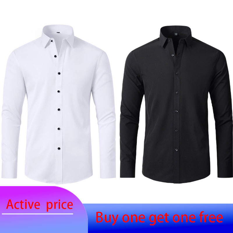 Large Men Formal Wear - 6XL Men's fashion long-sleeved shirt Spring