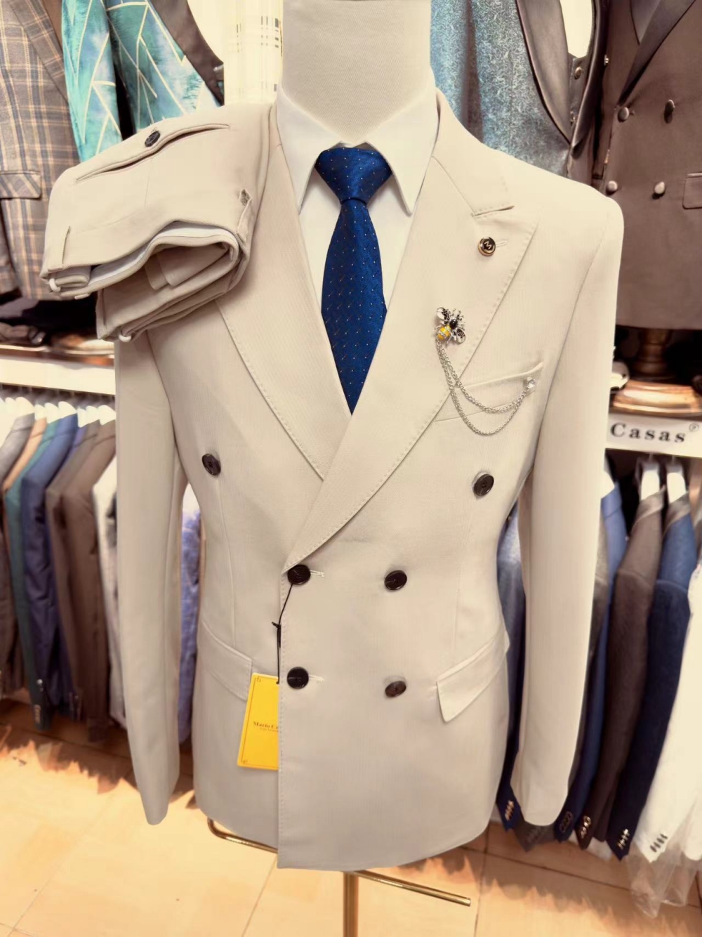 Men'S Formal Wear For A Wedding - Classic 2-pieces Peak Lapel Men Suit