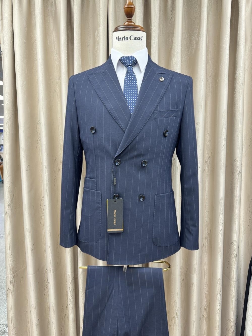 2026 New Striped Suit Set 2 Pi - Men'S Formal Wear For A Wedding reseña y precio