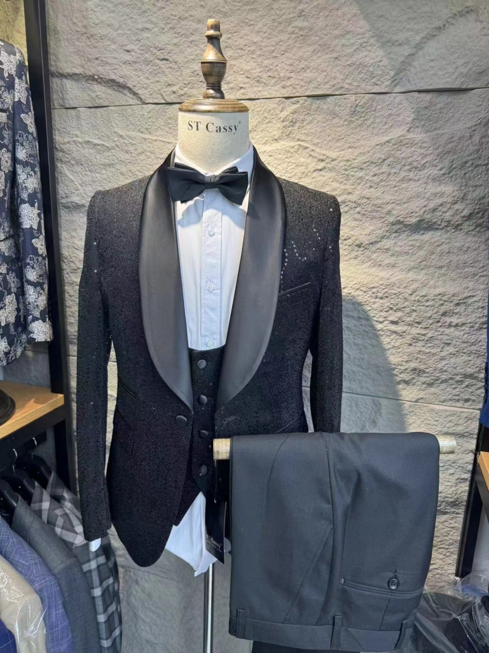Holiday Shawl Lapel 3-pieces M - Men'S Holiday Formal Wear reseña y precio