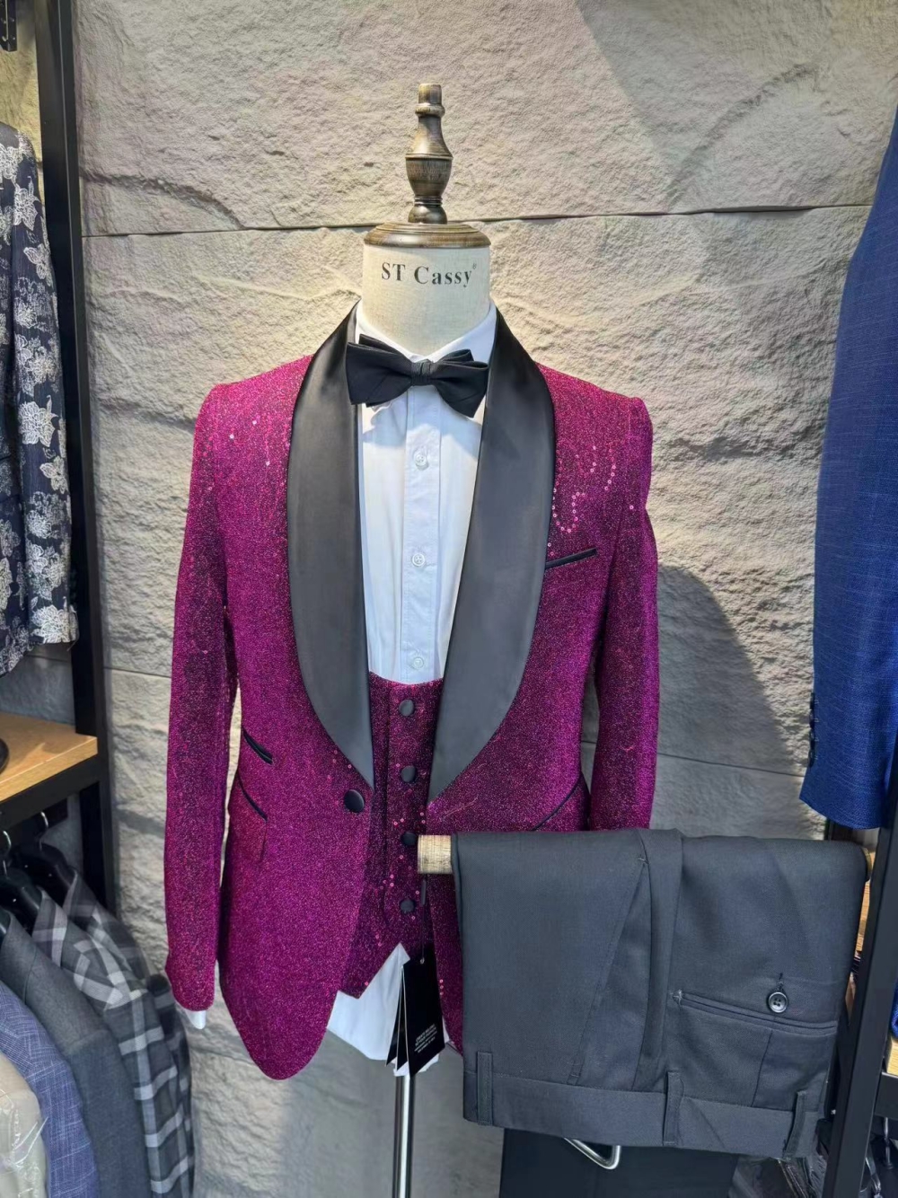 Holiday Shawl Lapel 3-pieces M - Men'S Holiday Formal Wear reseña y precio