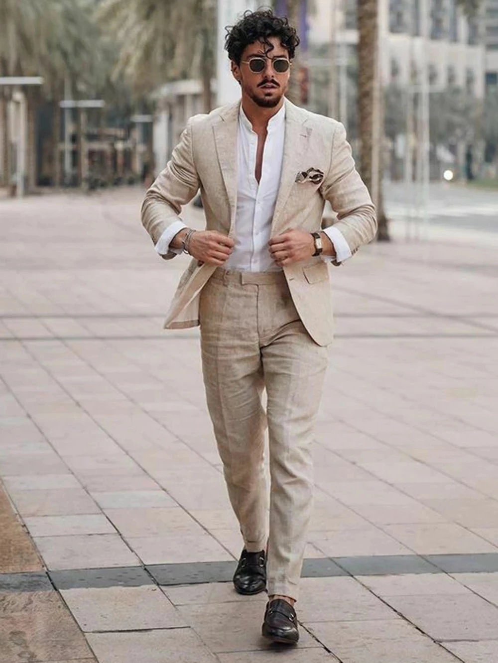 Summer Beach Business Linen Me - Formal Men Party Wear Jacket reseña y precio