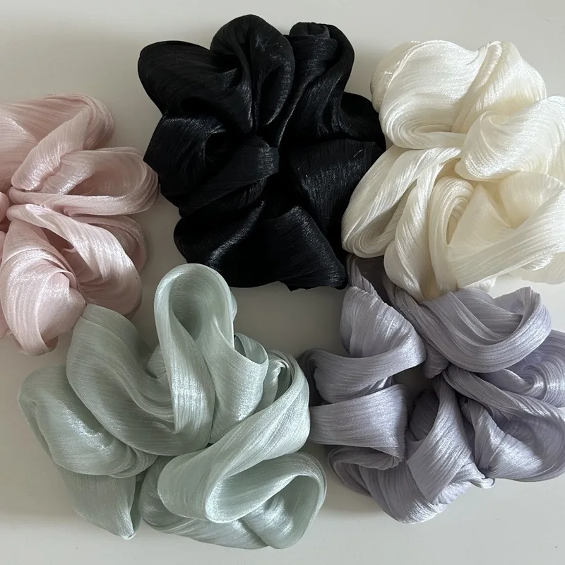 Korean Fashion Glossy Chiffon  - Tie Bar Clip reseña y precio