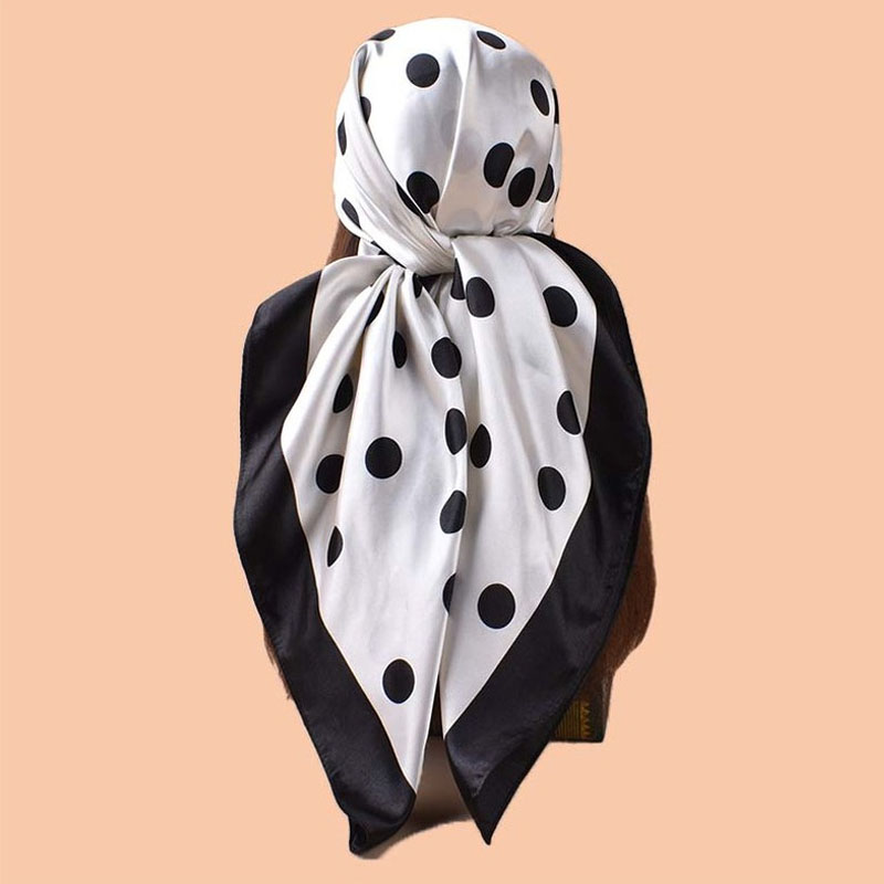 90*90cm Luxury Polka Dots Silk - Windsor Knot Tie reseña y precio