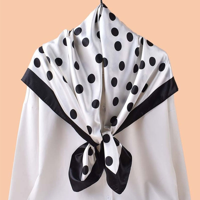 90*90cm Luxury Polka Dots Silk - Windsor Knot Tie reseña y precio