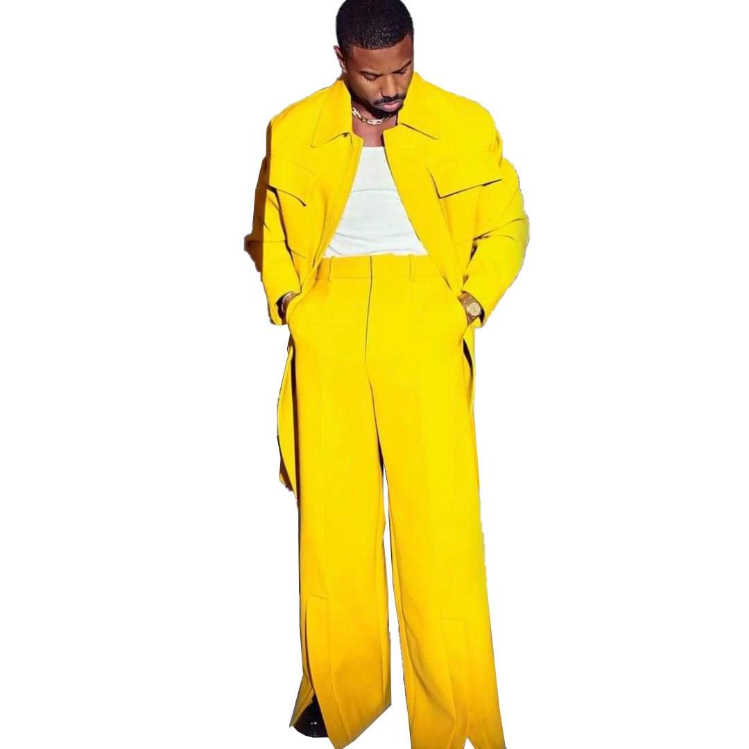 Fashion Sporty Men Suits Two-p - Formal Men Party Wear Jacket reseña y precio
