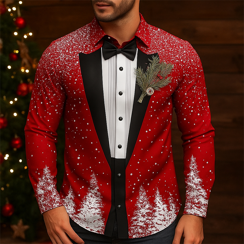 Christmas Snowflake Formal Man - Men'S Holiday Formal Wear reseña y precio