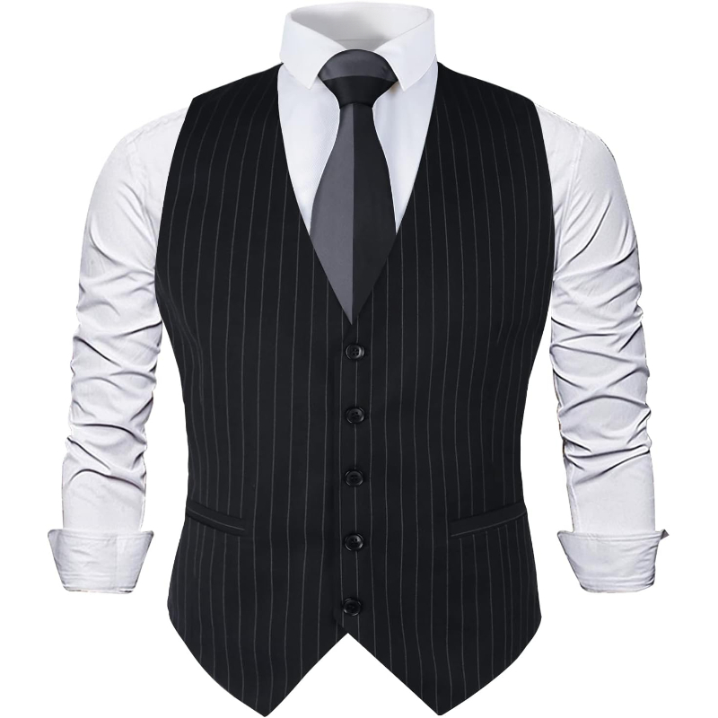 Mens Pinstripe Business Suit V - Men'S Formal Wear For A Wedding reseña y precio
