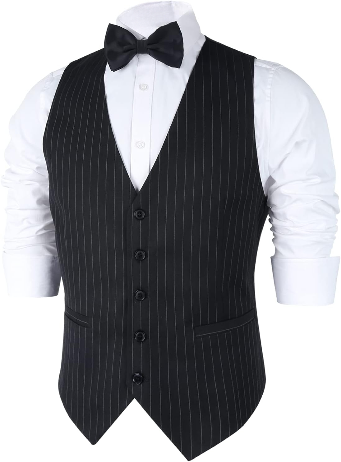 Mens Pinstripe Business Suit V - Men'S Formal Wear For A Wedding reseña y precio