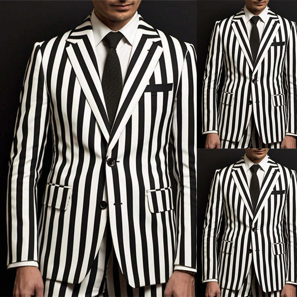 Spring Fashion Striped Men Pan - Men'S Holiday Formal Wear reseña y precio