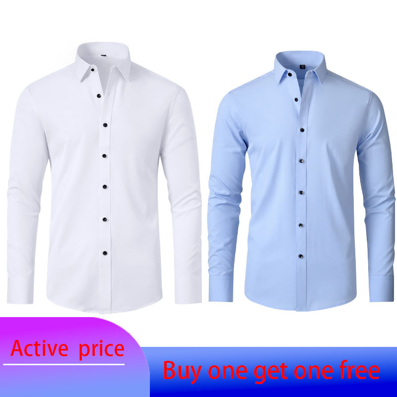 6XL Men's fashion long-sleeved - Large Men Formal Wear reseña y precio
