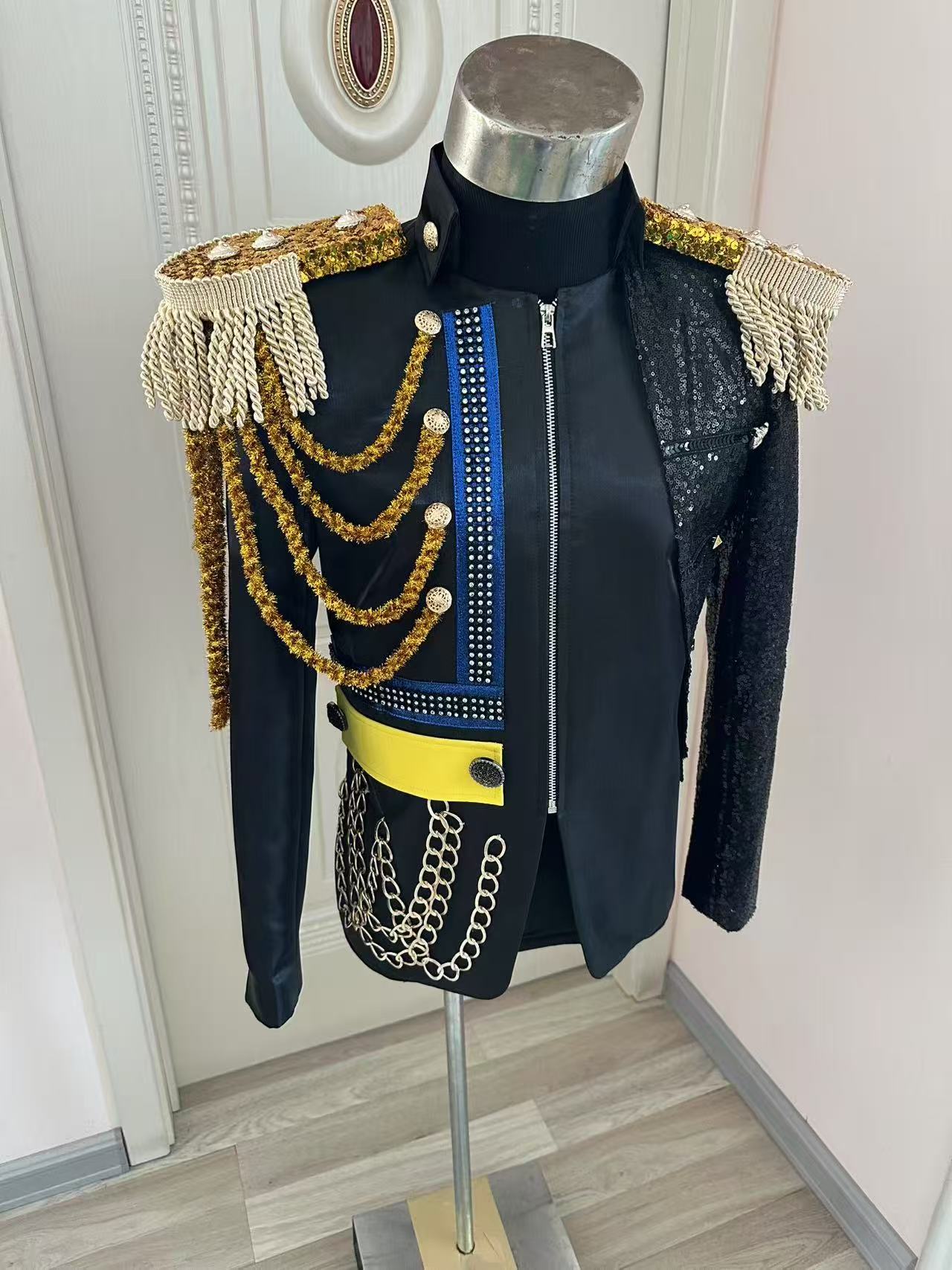 New Men Tassel Royal Jacket We - Formal Men Party Wear Jacket reseña y precio