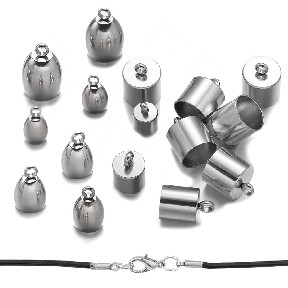20pcs Tube End Caps Stainless  - Patent Leather Oxford reseña y precio
