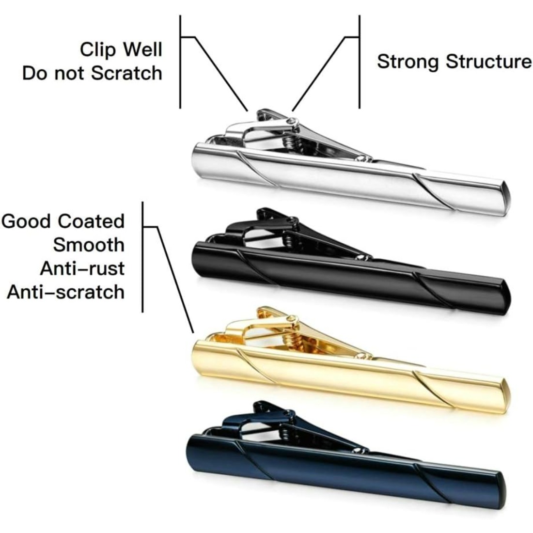 Father's Day gift Men's Tie Cl - Tie Bar Clip reseña y precio