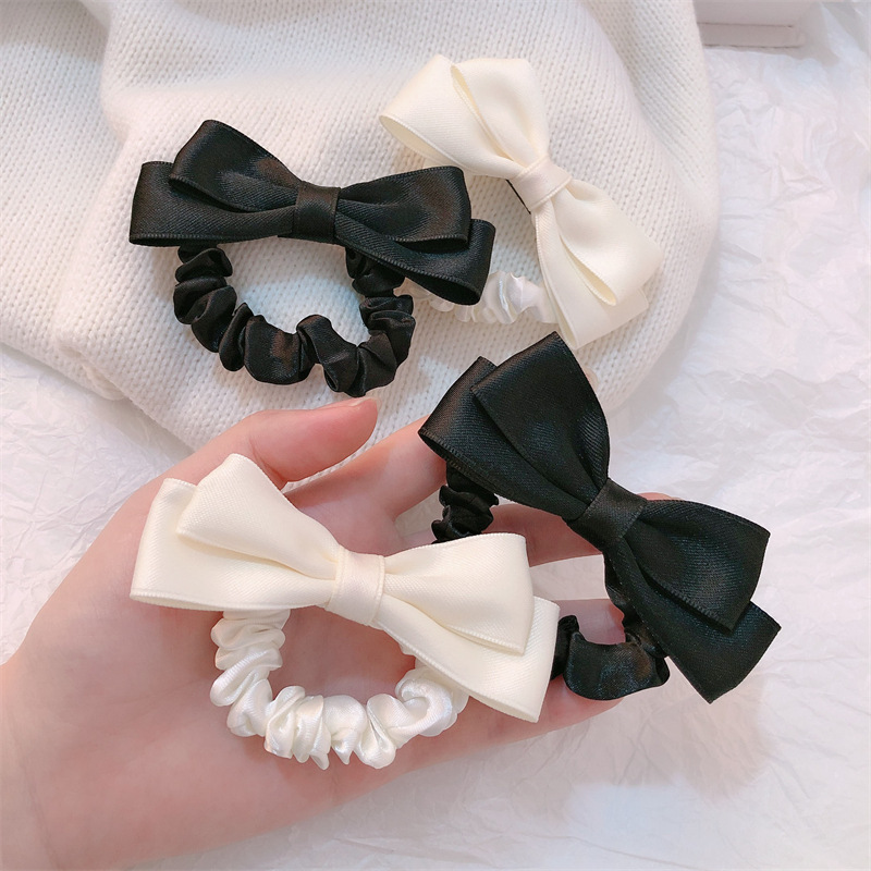 New Korean Bow Elastic Hair Ba - Tie Bar Clip reseña y precio