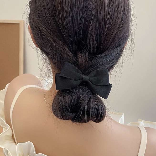 New Korean Bow Elastic Hair Ba - Tie Bar Clip reseña y precio