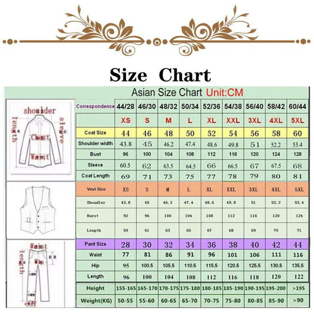 Male Fashion Beading Crystals  - Men'S Formal Wear For A Wedding reseña y precio