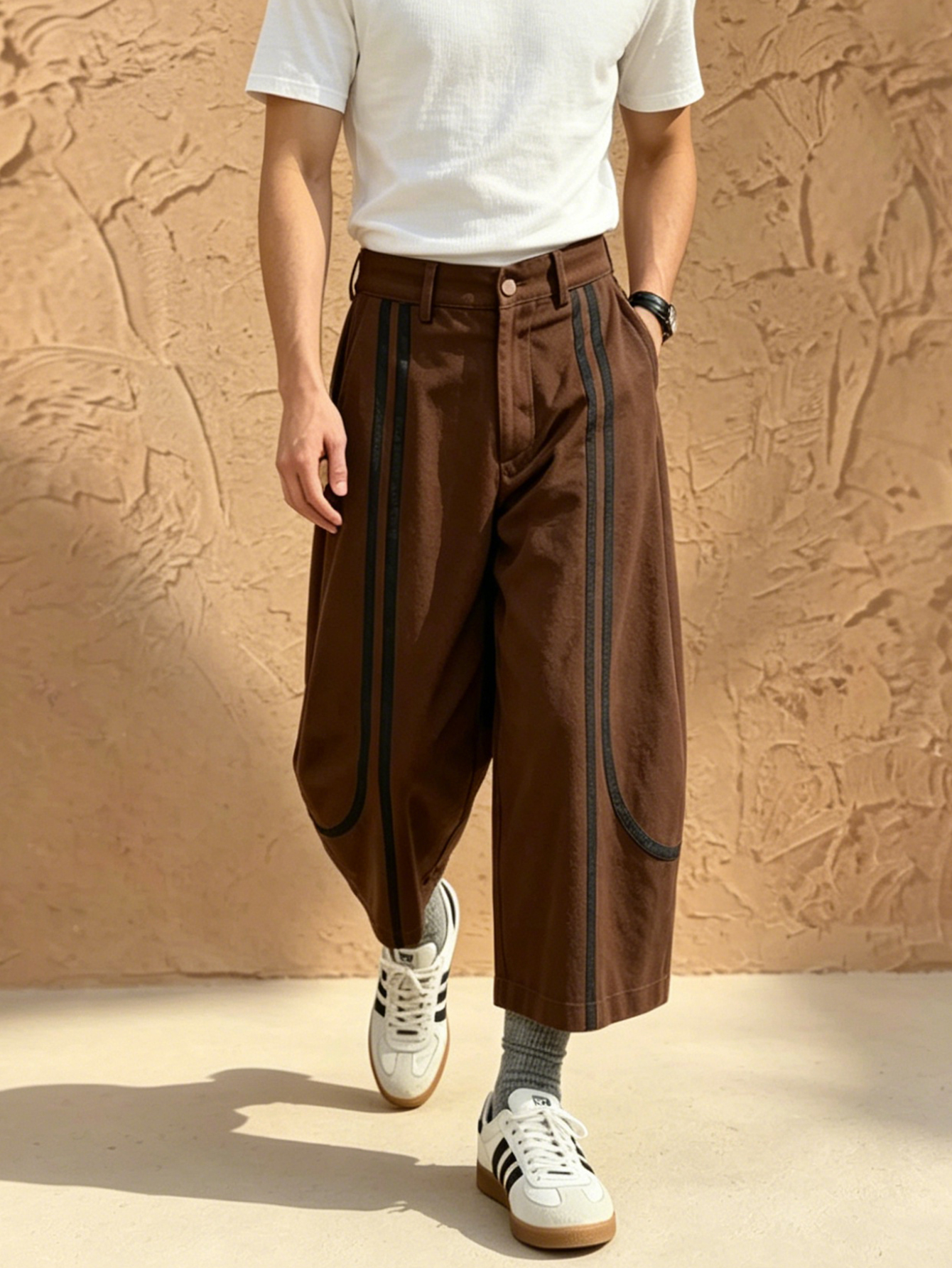 SS2026 Men Solid Cropped Forma - Men'S Holiday Formal Wear reseña y precio
