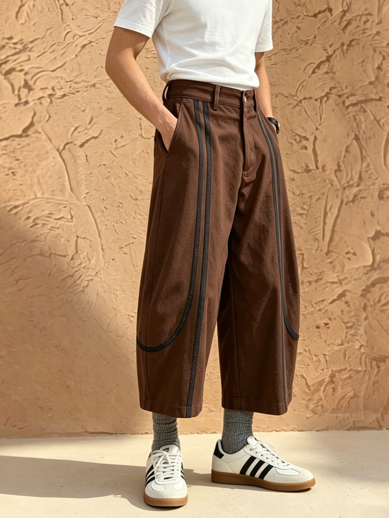 SS2026 Men Solid Cropped Forma - Men'S Holiday Formal Wear reseña y precio