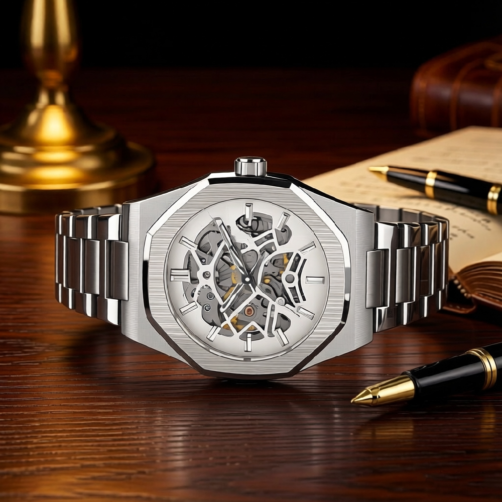 FORSINING Skeleton Mechanical  - Men'S Formal Wear Watches reseña y precio