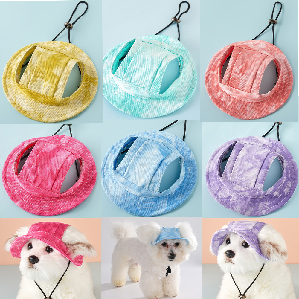 Tie Dye Pet Bucket Hat for Dog - Windsor Knot Tie reseña y precio