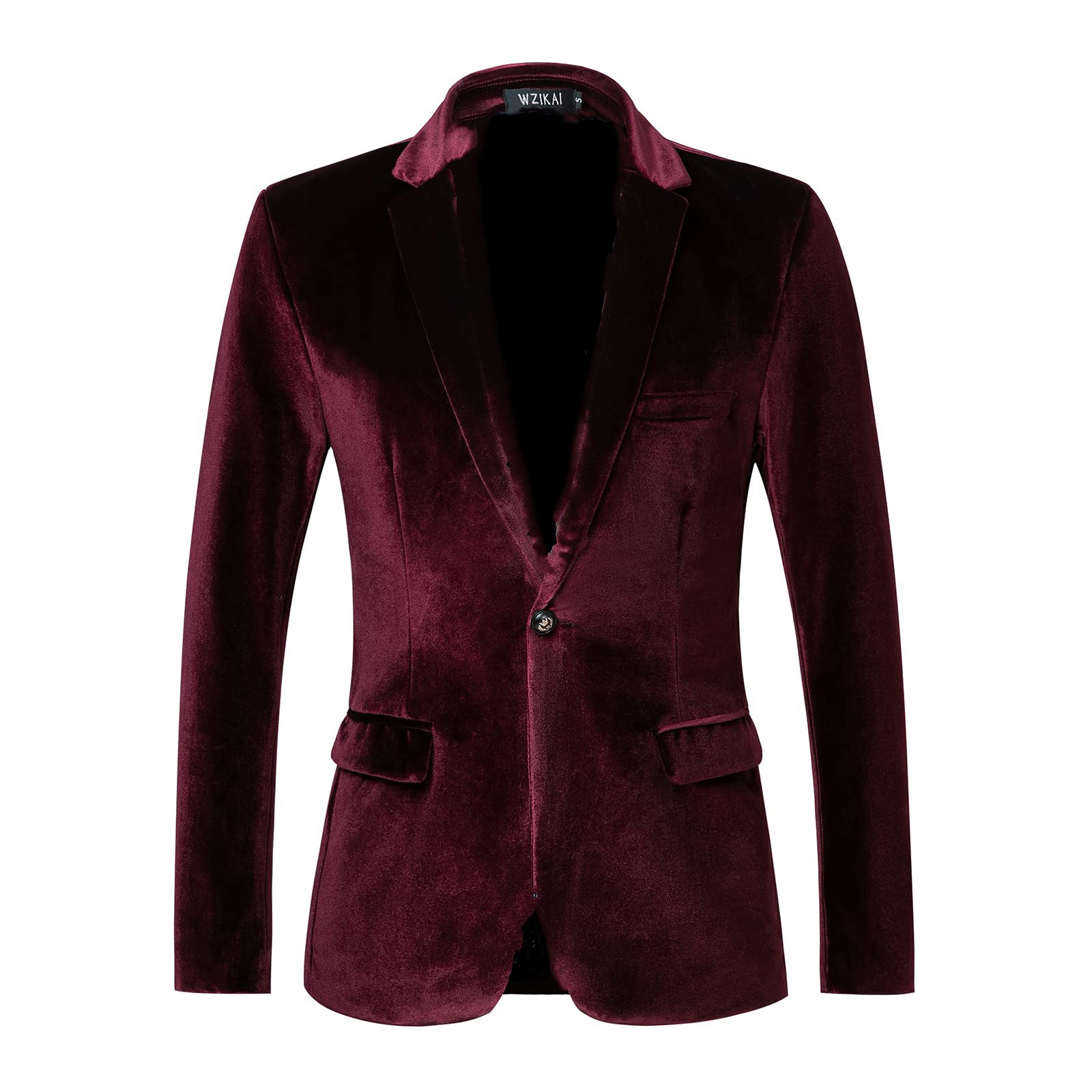 Men's Slim Fit Velvet Blazer J - Formal Men Party Wear Jacket reseña y precio