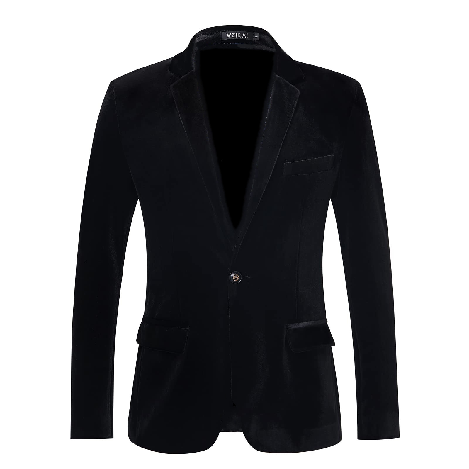 Men's Slim Fit Velvet Blazer J - Formal Men Party Wear Jacket reseña y precio