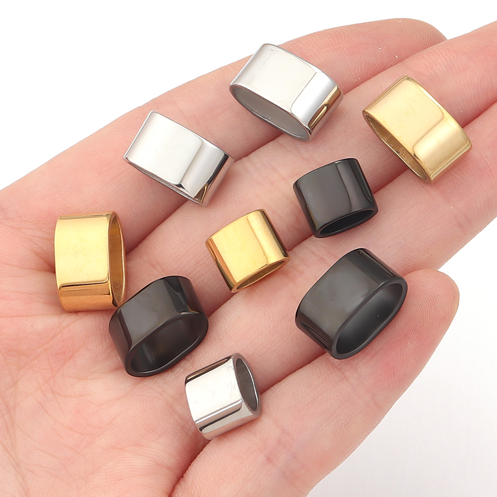 6pcs Flat Stainless Steel Tube - Patent Leather Oxford reseña y precio