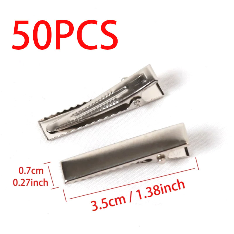 50PCS Metal Hair Clips Iron Du - Tie Bar Clip reseña y precio