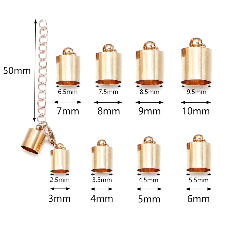 10Sets Leather Cord End Caps W - Patent Leather Oxford reseña y precio