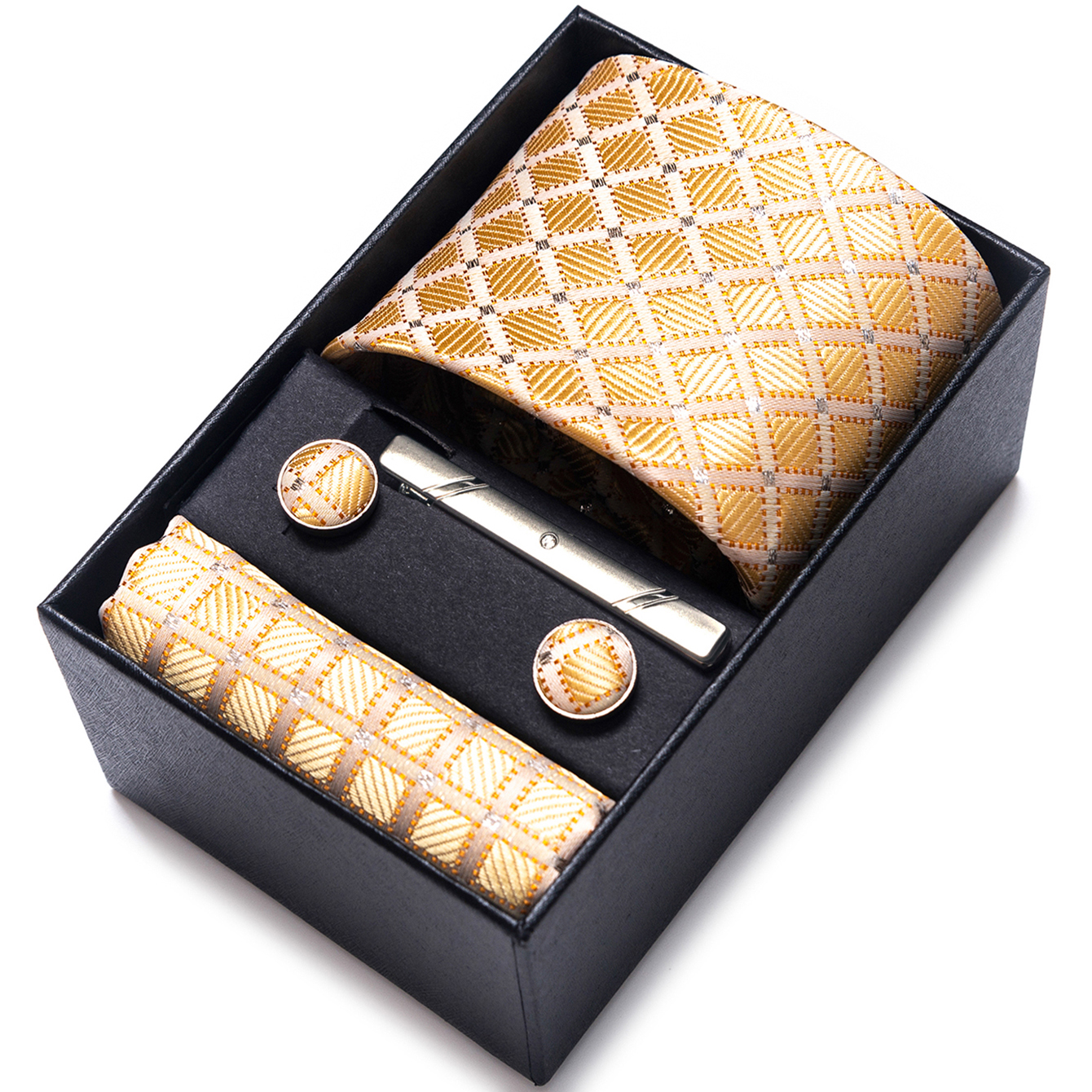 Bright Color Paisley Men's Tie - Tie Bar Clip reseña y precio