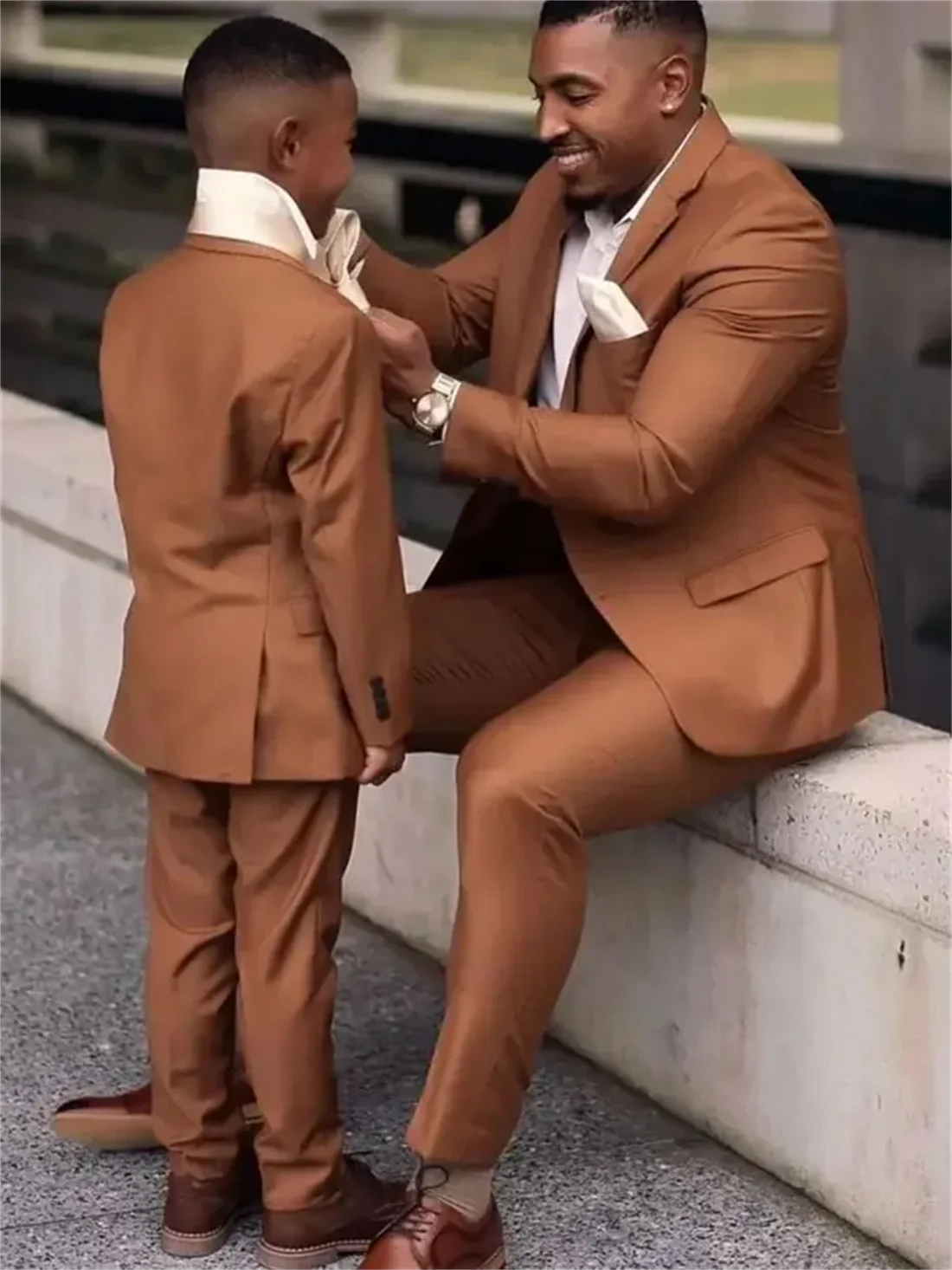 2 Pieces Dark Brown Men Suits  - Formal Men Party Wear Jacket reseña y precio