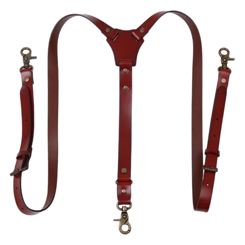  Classical PU Leather Suspende - Men'S Formal Wear With Suspenders reseña y precio