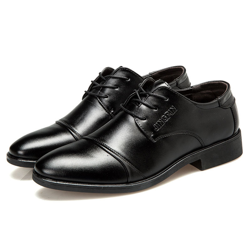 Large-sized men's leather shoe - Large Men Formal Wear reseña y precio