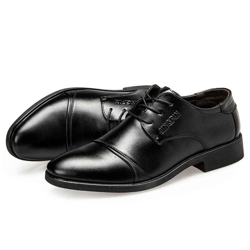 Large-sized men's leather shoe - Large Men Formal Wear reseña y precio