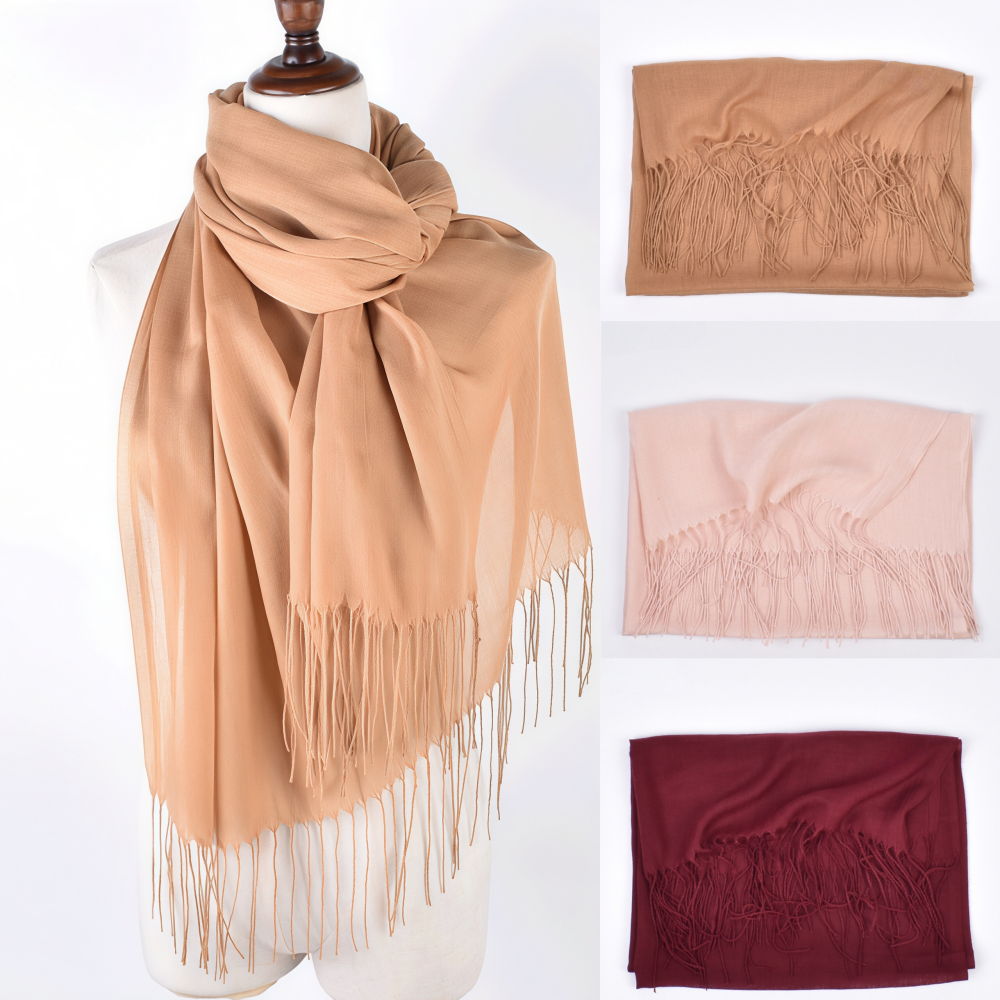 70X180 CM Solid Tassel Cotton  - Windsor Knot Tie reseña y precio