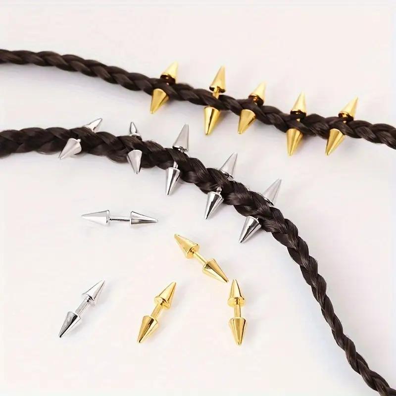 5pcs Set Spiked Hair Clips Pun - Tie Bar Clip reseña y precio
