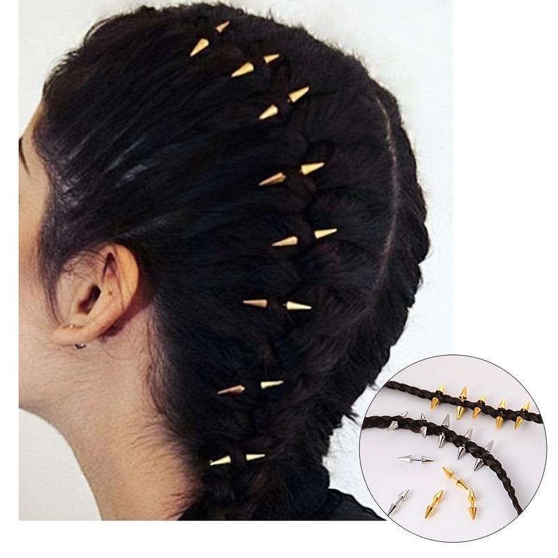 5pcs Set Spiked Hair Clips Pun - Tie Bar Clip reseña y precio