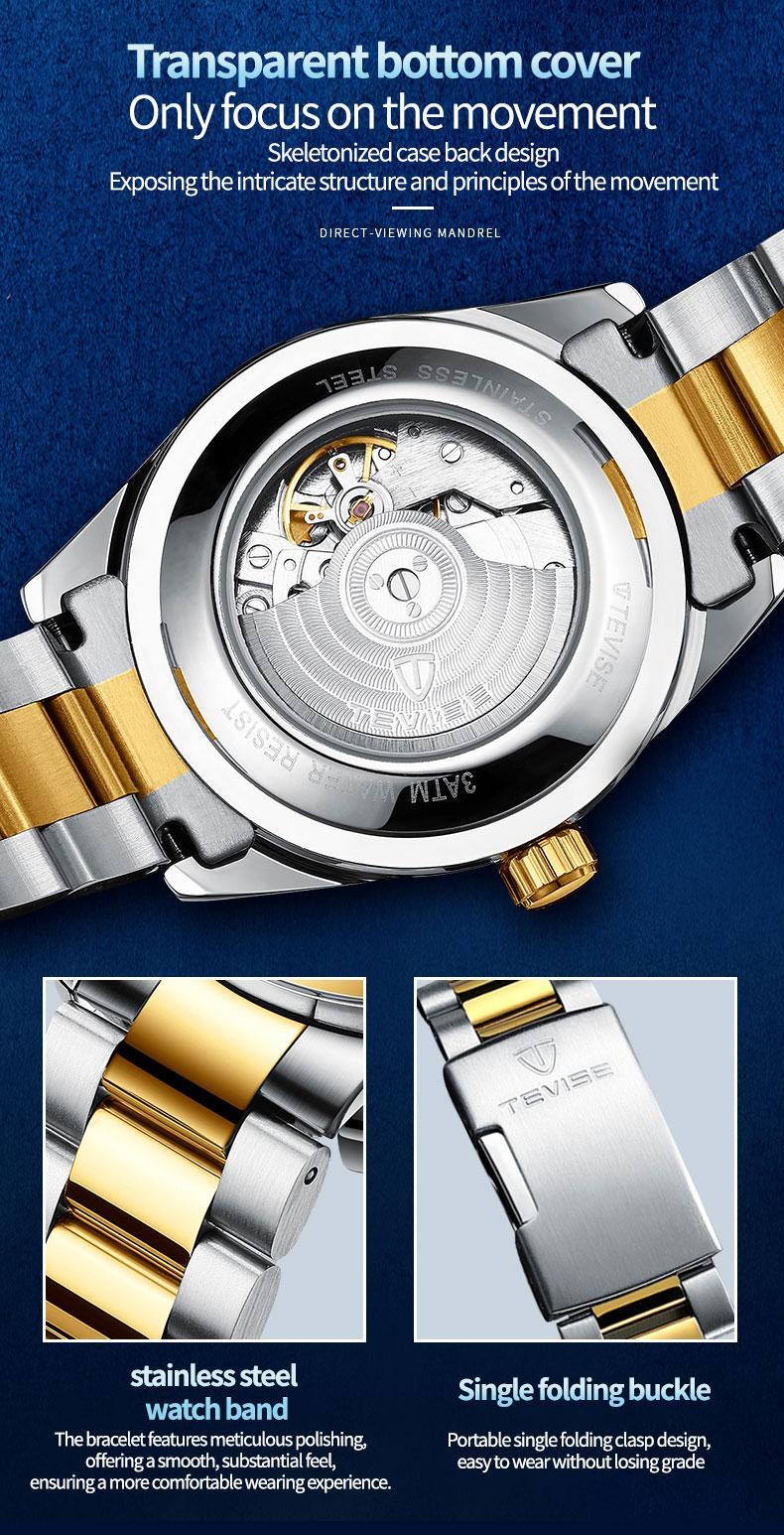 TEVISE men's watch - a busines - Men'S Formal Wear Watches reseña y precio