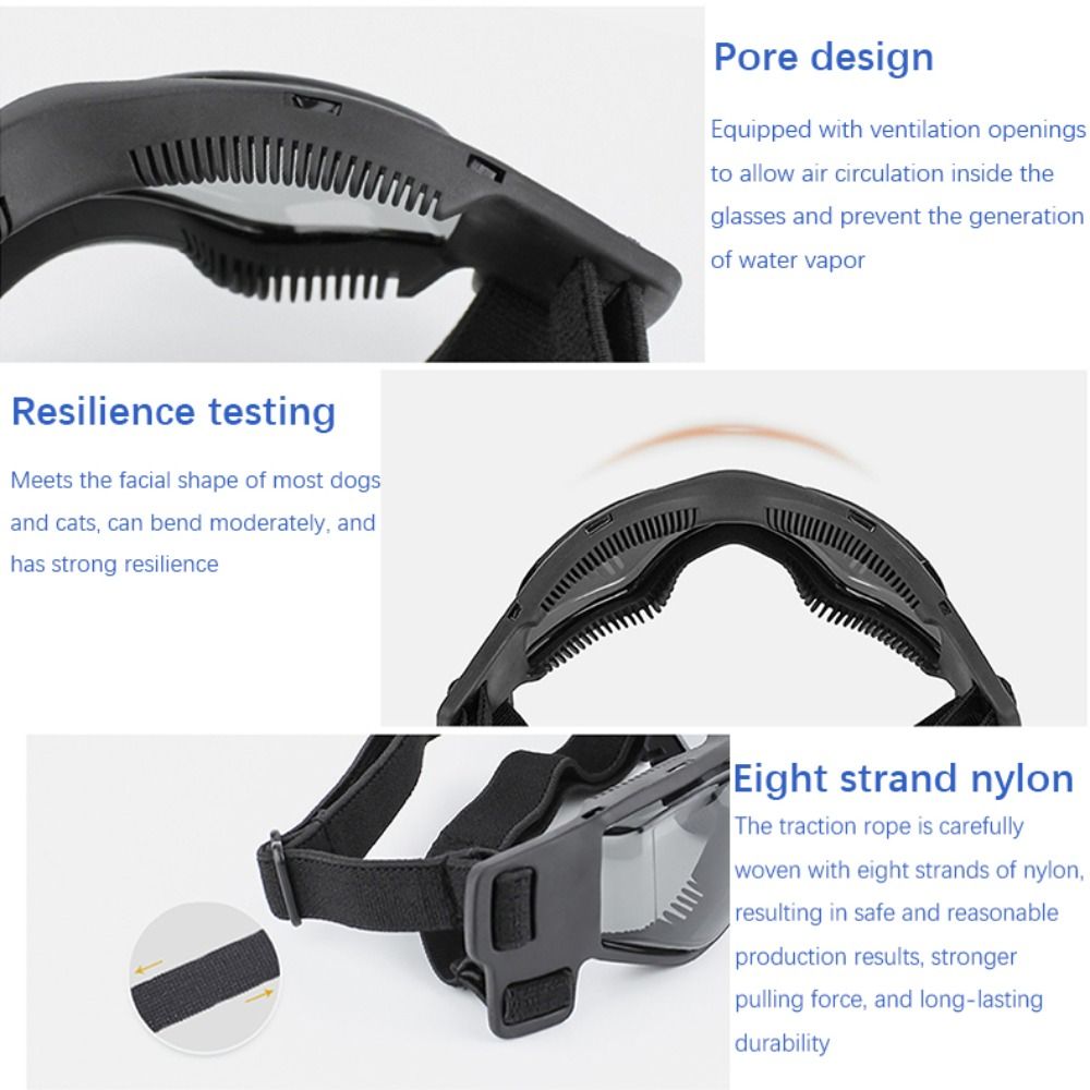 Silicon+PC+Nylon Pet Goggles A - Windsor Knot Tie reseña y precio