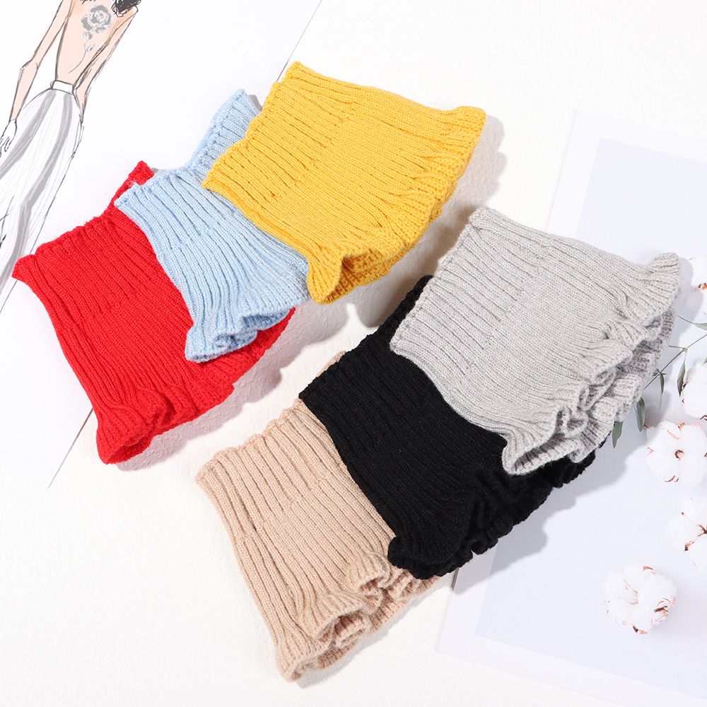 Knitted Fake Collar Scarf Wome - Windsor Knot Tie reseña y precio