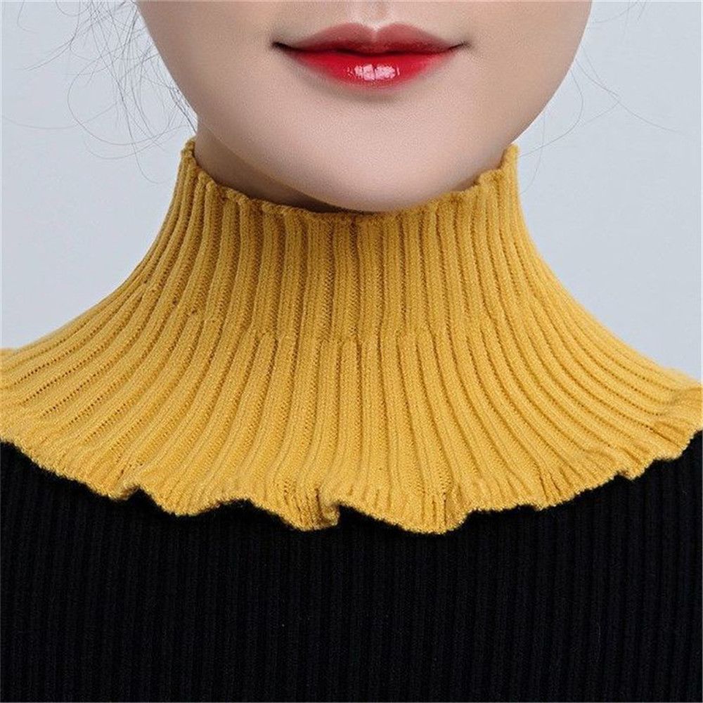 Knitted Fake Collar Scarf Wome - Windsor Knot Tie reseña y precio