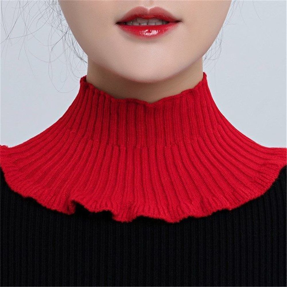 Knitted Fake Collar Scarf Wome - Windsor Knot Tie reseña y precio