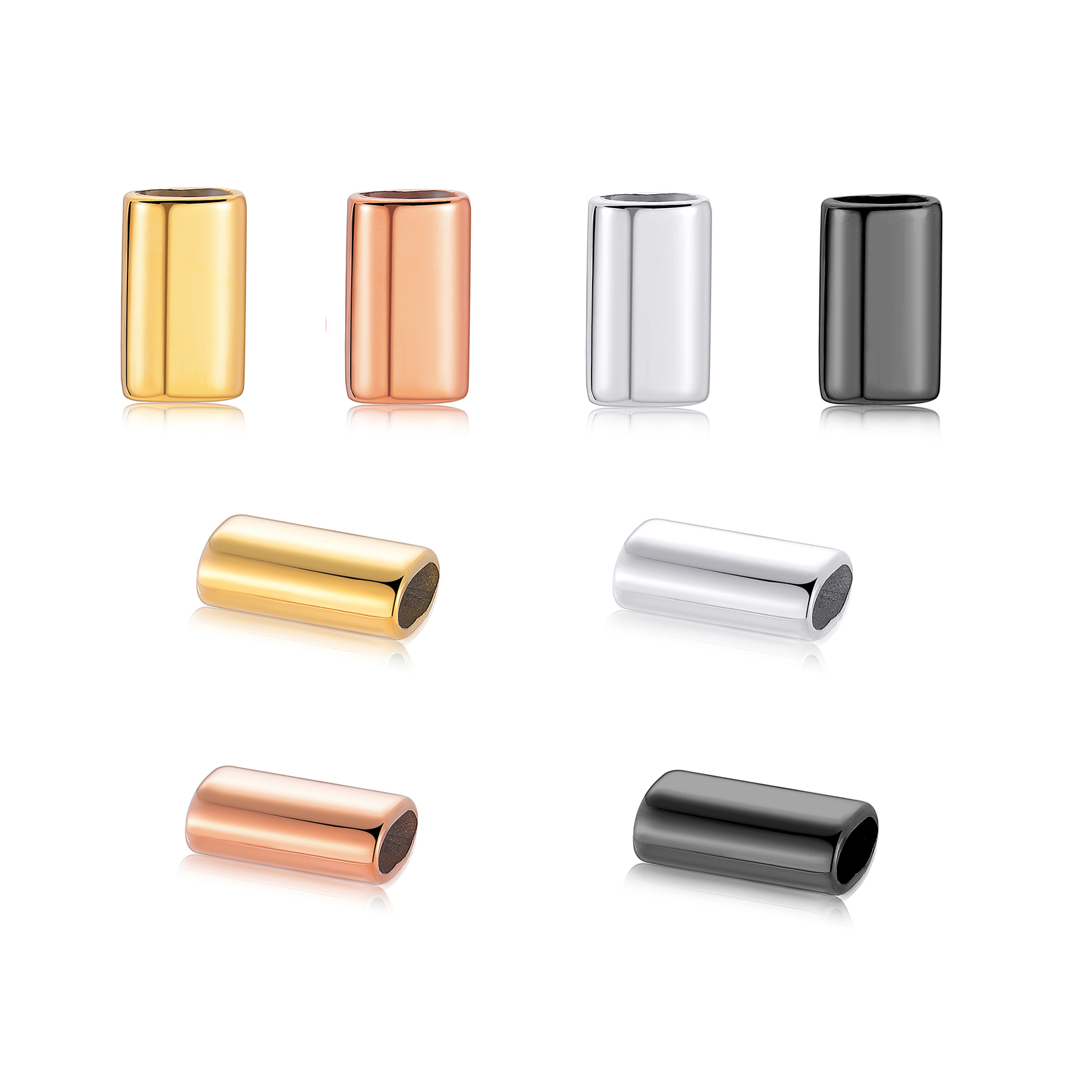 6PCS Stainless Steel Charm Sli - Patent Leather Oxford reseña y precio