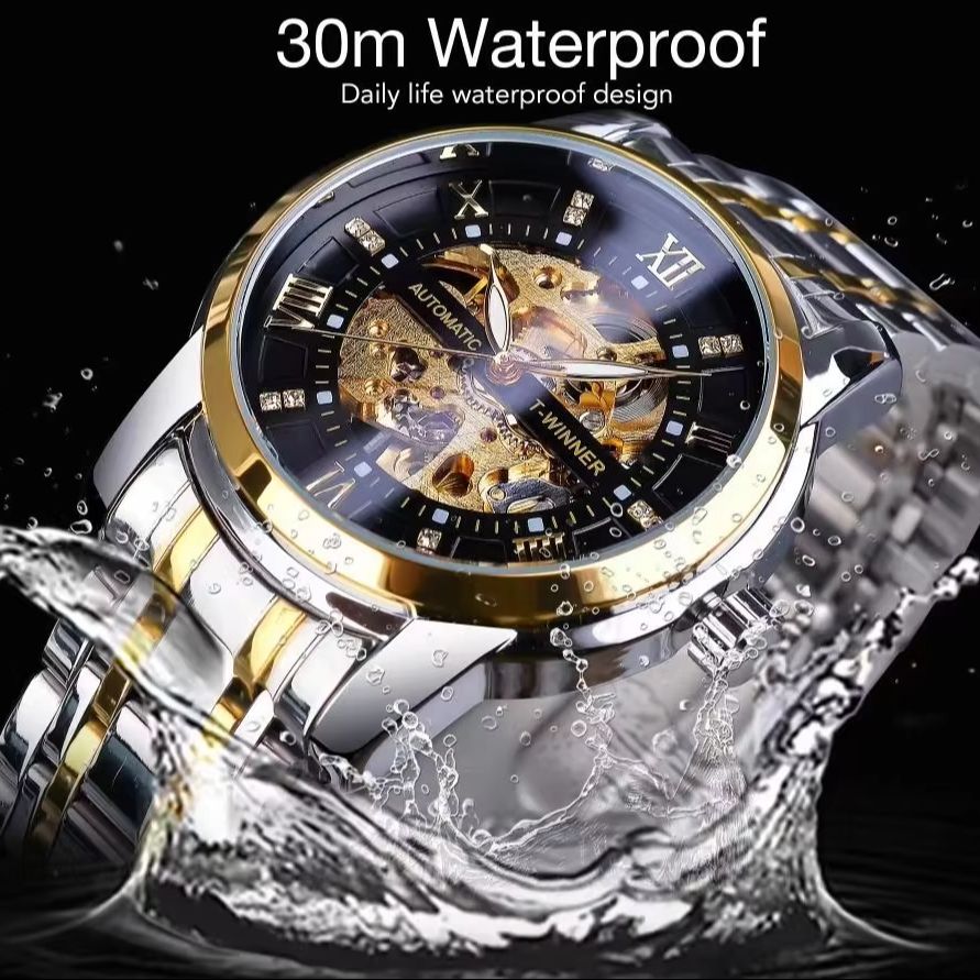 Men's Luxury Automatic Mechani - Men'S Formal Wear Watches reseña y precio