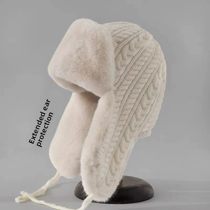 Women's Knit Hat with Extended - Windsor Knot Tie reseña y precio