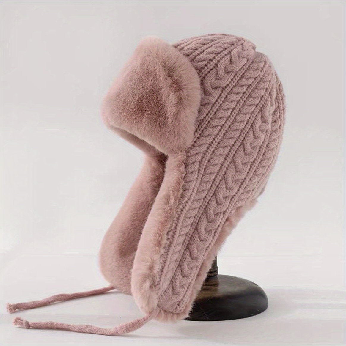 Women's Knit Hat with Extended - Windsor Knot Tie reseña y precio