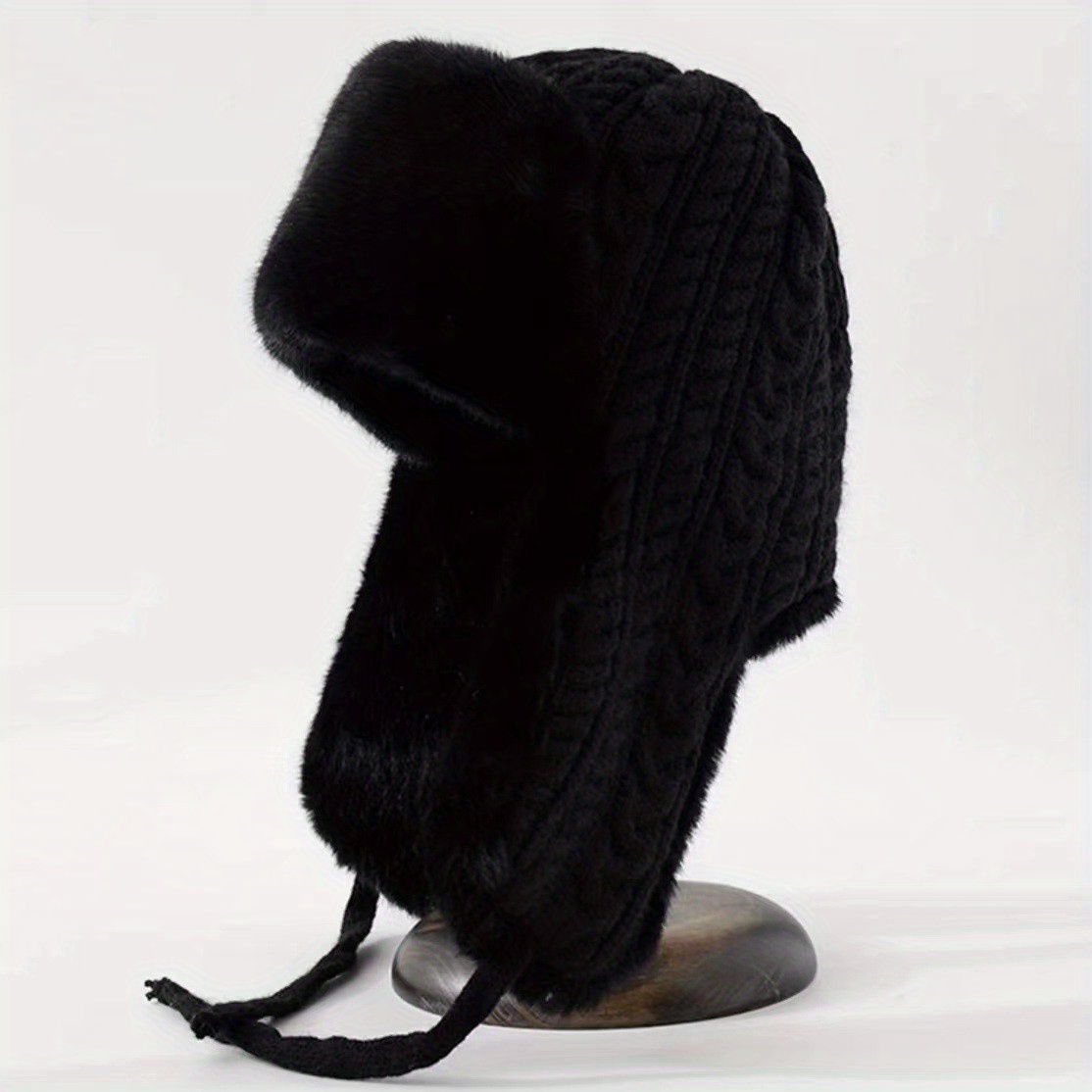 Women's Knit Hat with Extended - Windsor Knot Tie reseña y precio