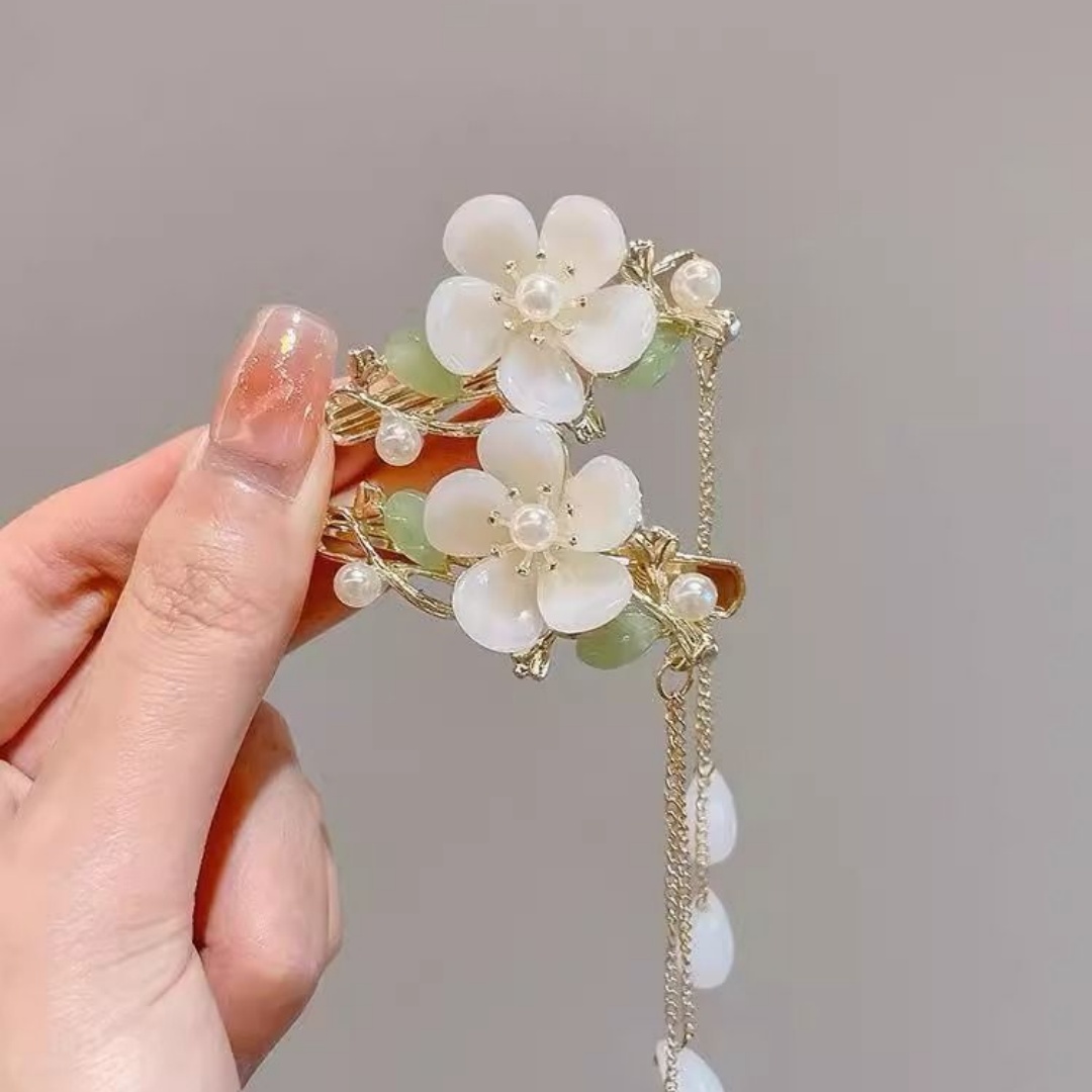 Ancient Style White Magnolia T - Tie Bar Clip reseña y precio