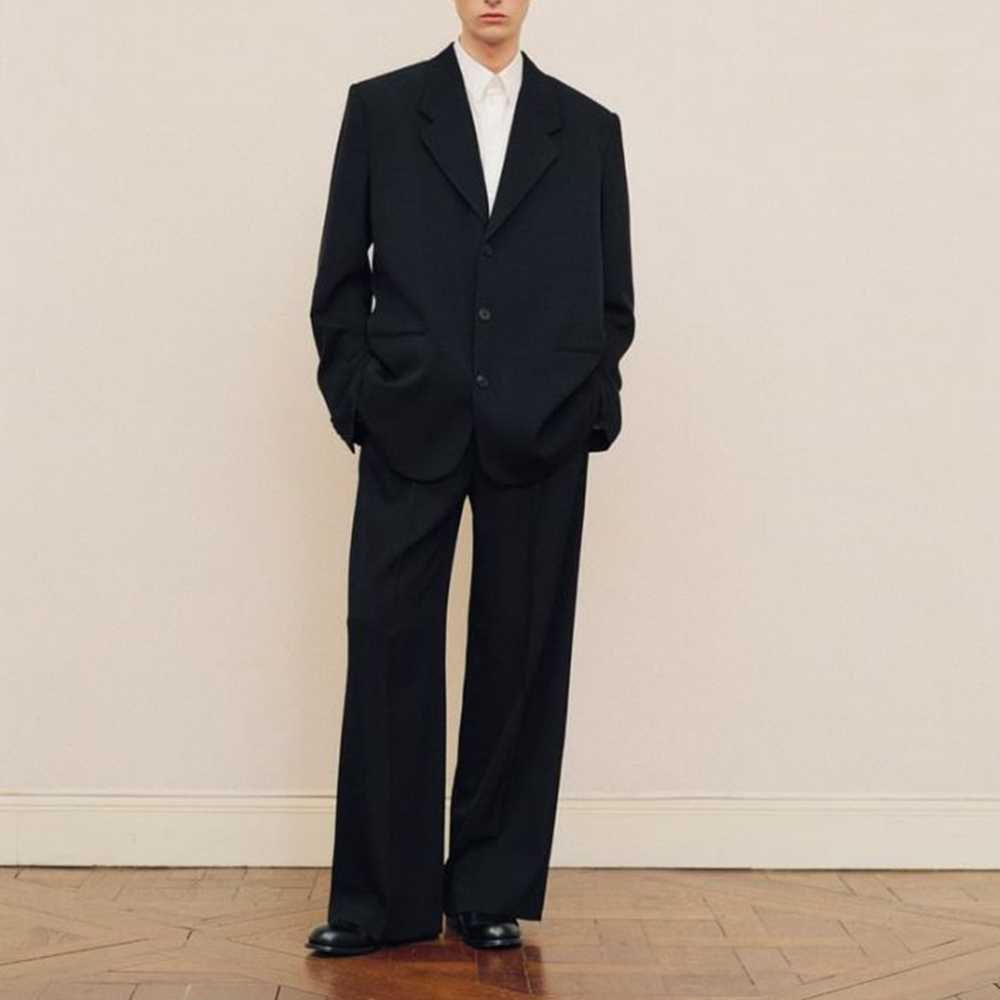 Men's Black Oversized Suit Set - Formal Men Party Wear Jacket reseña y precio
